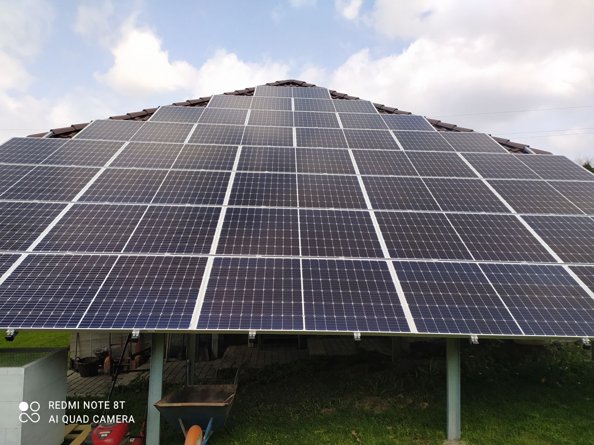 Fotowoltaika na dachu domu jednorodzinnego Czyżowice — Elektro-EKO